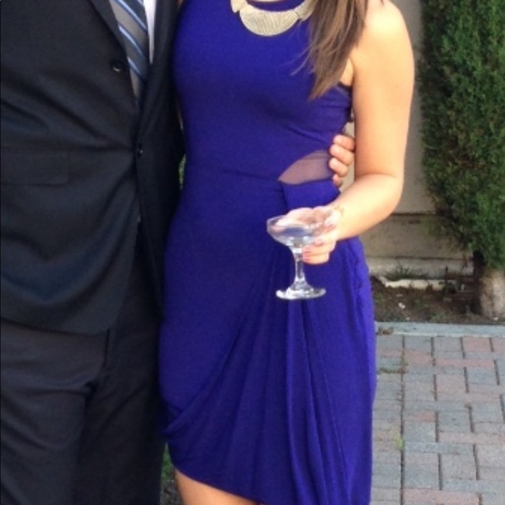 Blue BCBG dress